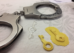 3d Printed handcuff keys