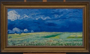 The 3D replicas of Van Gogh's work include Wheatfield under Thunderclouds