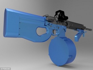 3d printed machine gun
