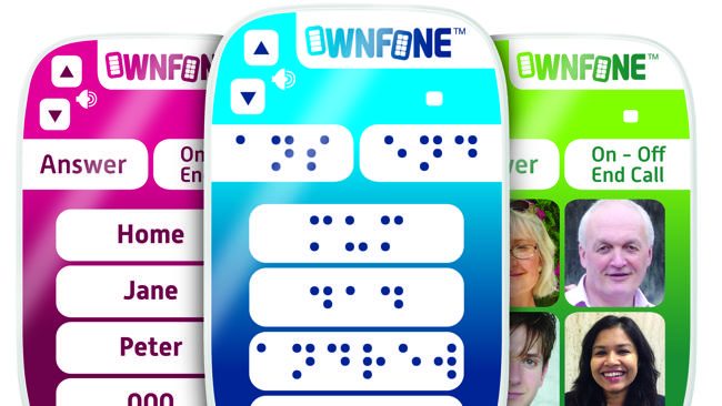 OwnFone 3d printed braille buttons