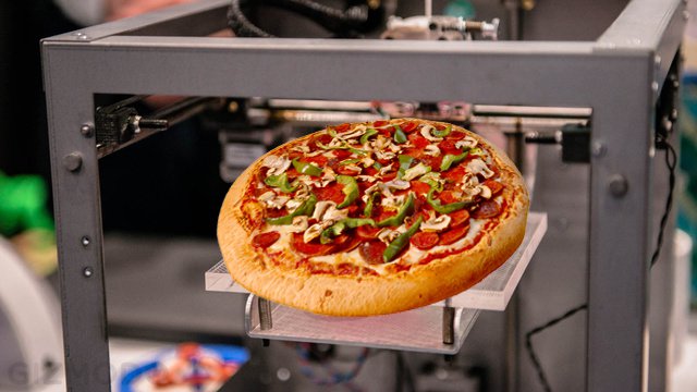 How a 3D printed pizza may look