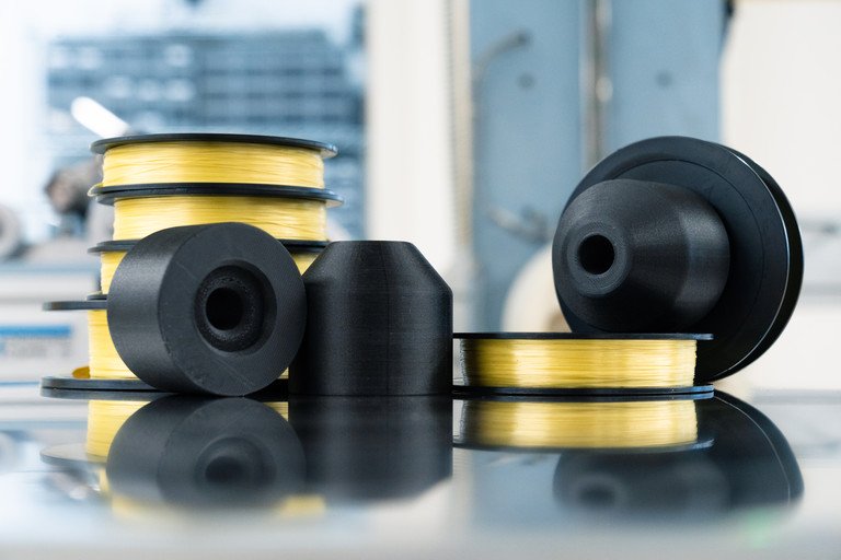 The spindle adapters would have cost the plant $47,000 to fabricate using traditional methods