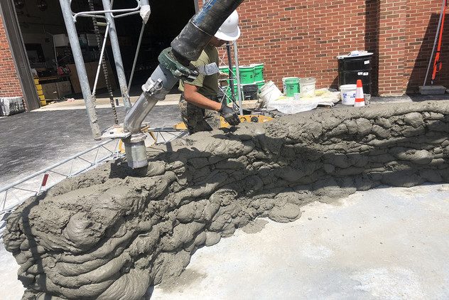 U.S. Marines build structures using 3-inch concrete 3D printer