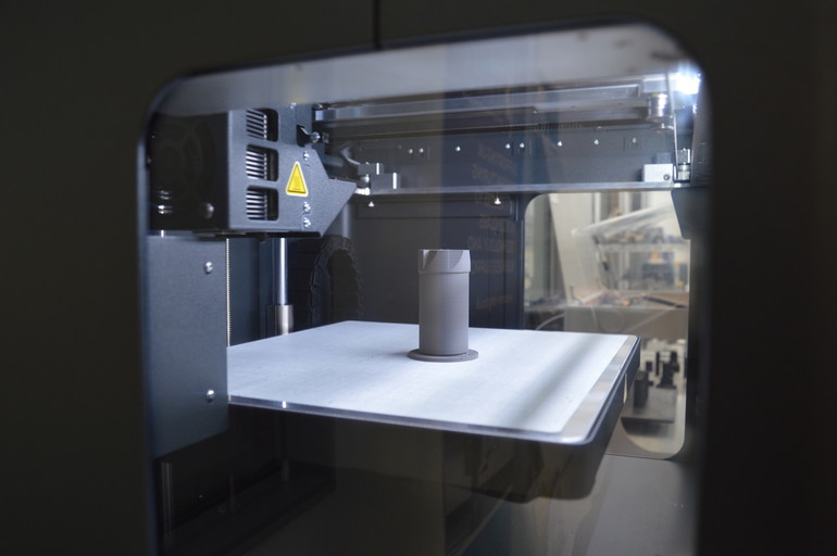 The engineers at Guhring UK have been able to rapidly prototype cutting tools in composite materials before printing them in metal.. Photo via Markforged.